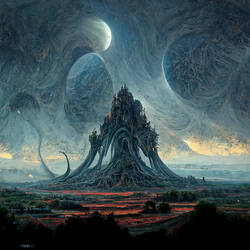 Alien World Landscape
