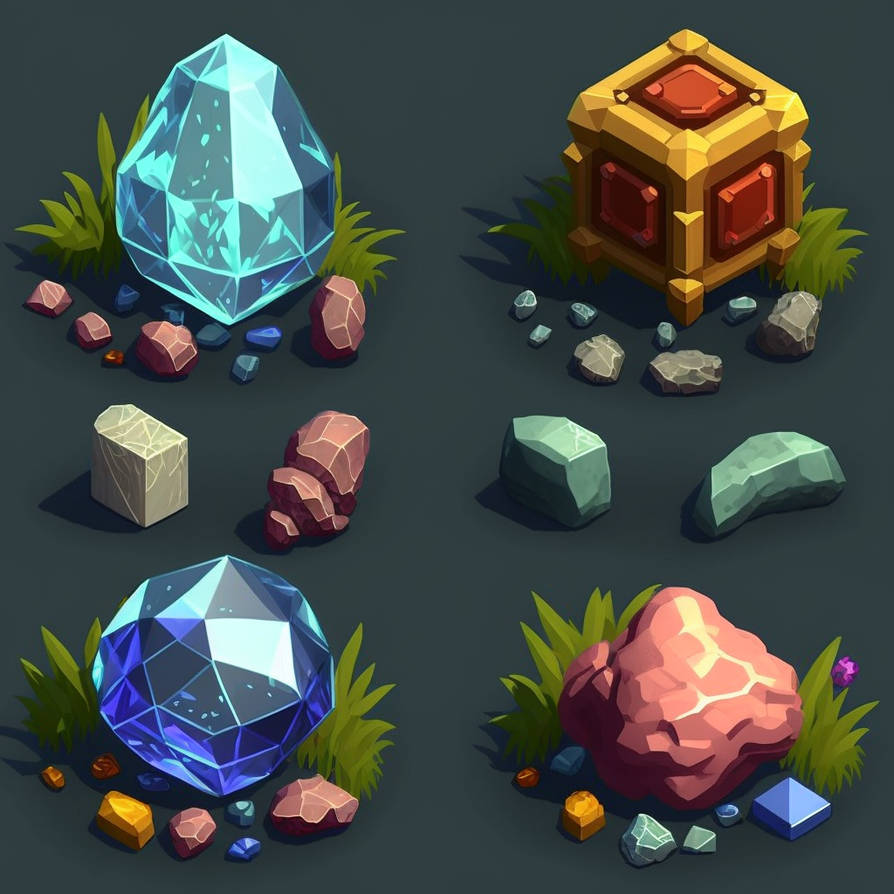Zastermont isometric 8bit game design magic Gem st by X-Cannibal on ...