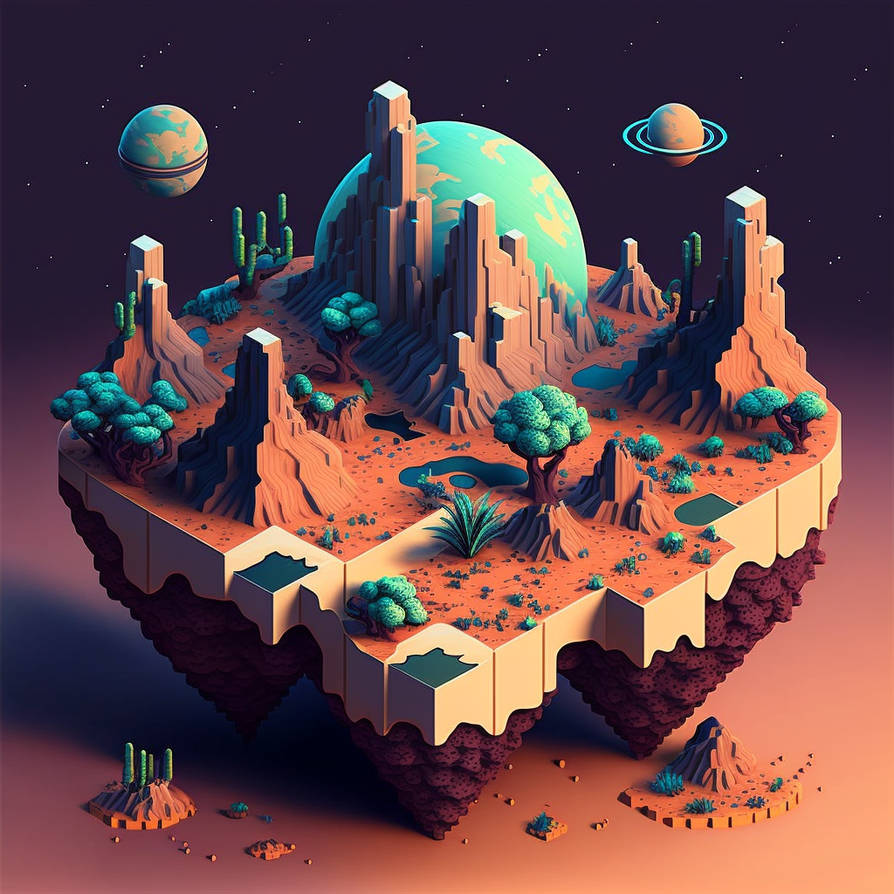 Zastermont isometric 8bit game design Alien Planet by X-Cannibal on ...