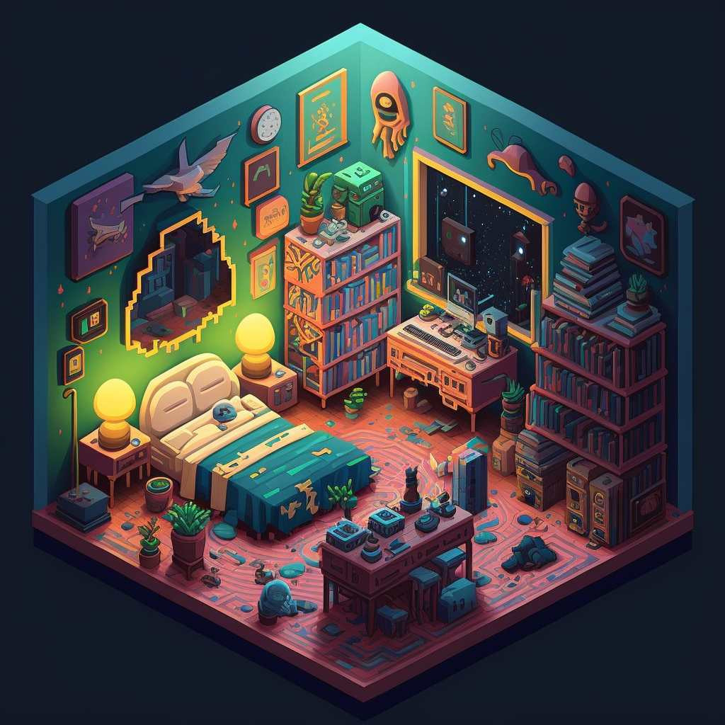 Game Room by pixeljeff on DeviantArt