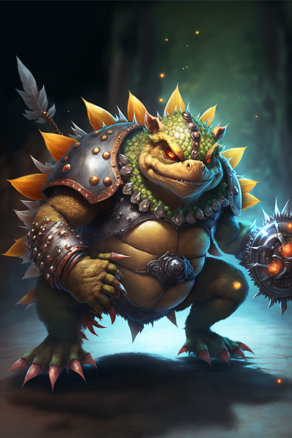 Turtle Shell Spike Zastermont Bowser turtle with spiked shell fantasy by X-Cannibal on ...