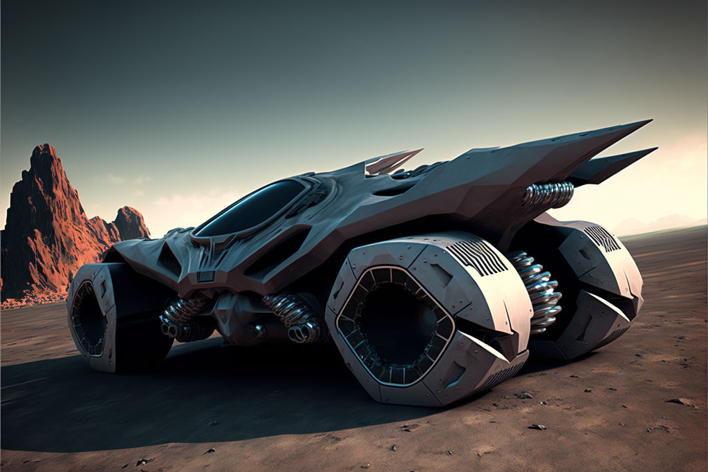 Zastermont bulky futuristic mecha super car design by XCannibal on