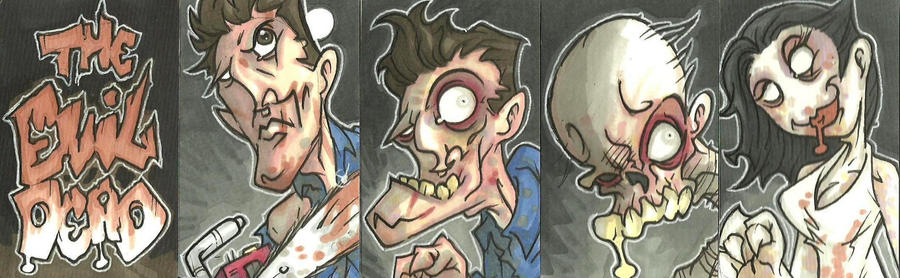 EVIL DEAD mini cards 1