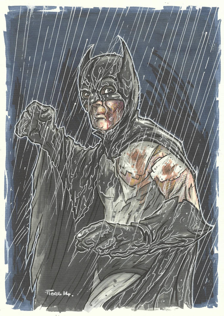 BATMAN - INJURED commission by leagueof1 on DeviantArt