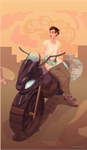 female biker by Welsharess