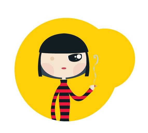 Beatnik chick by ConejitoPerverso on DeviantArt