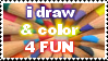 Draw For Fun Stamp