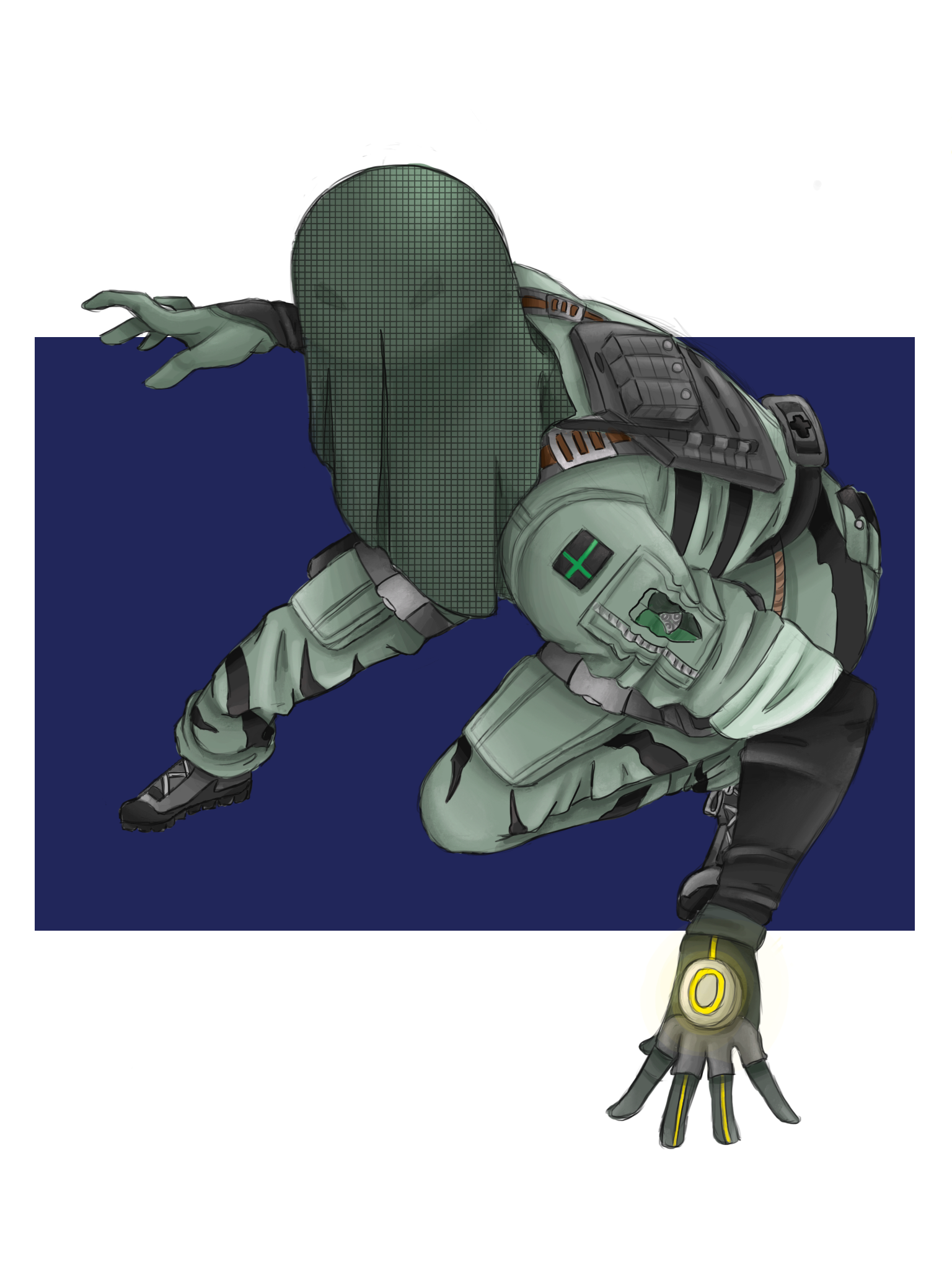 Nokk R6 Design Rainbow Six Siege - Nokk's fanart by kwakbyeol on DeviantArt