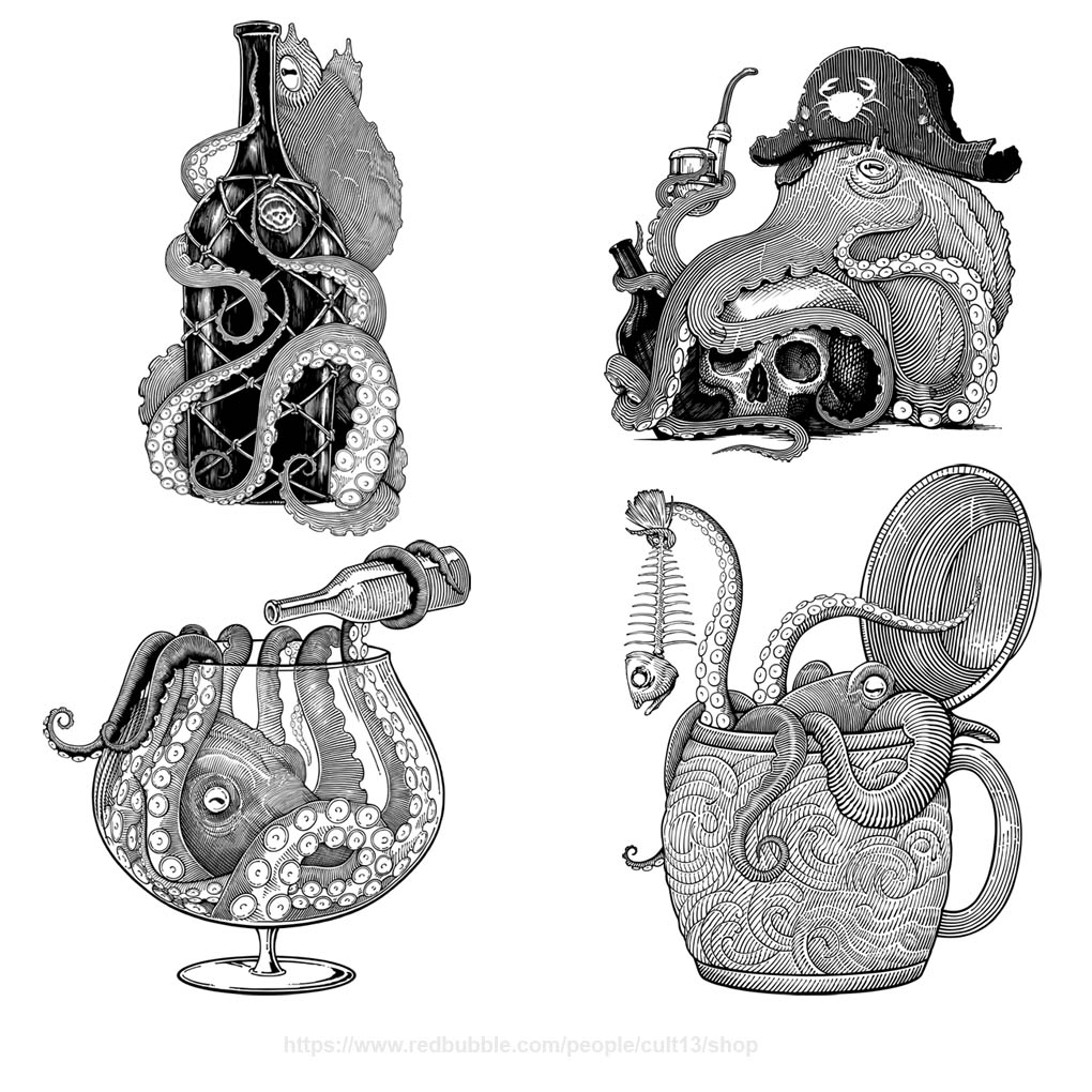Deep sea drunks by Skirill