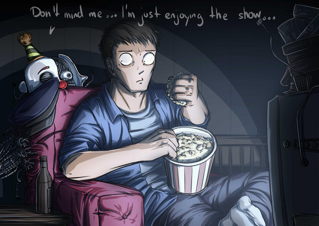 Don't mind me... by Annkh-Redox