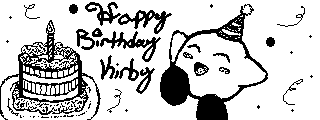 Miiverse Kirby's Birthday