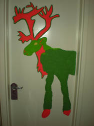 Play-doh Door Reindeer