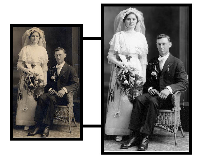 photo restoration project