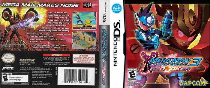 Megaman Starforce 3 Red Joker DS cover