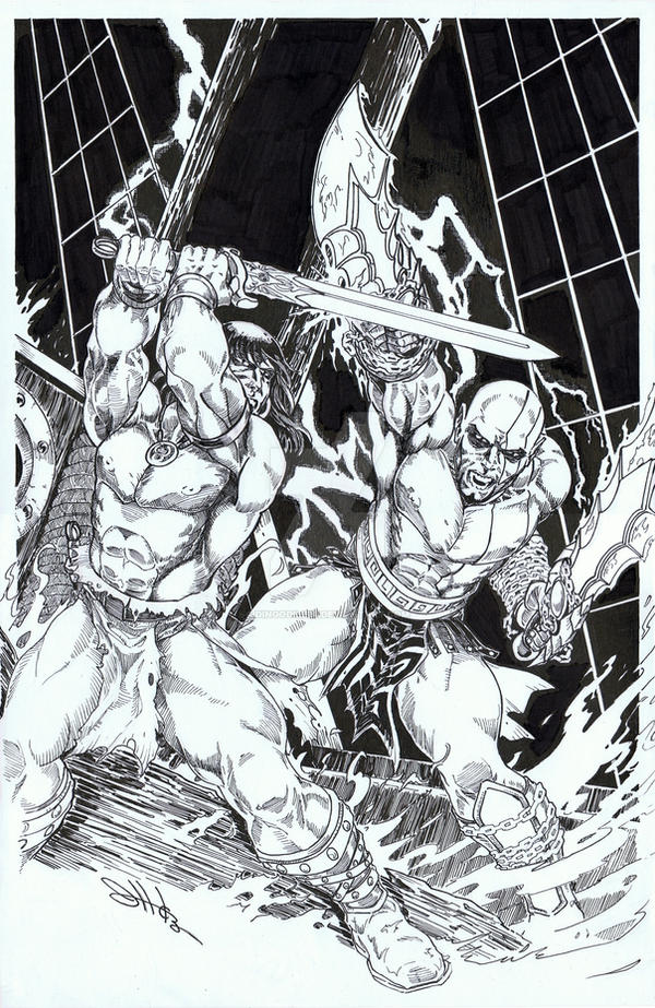 Conan Vs Kratos