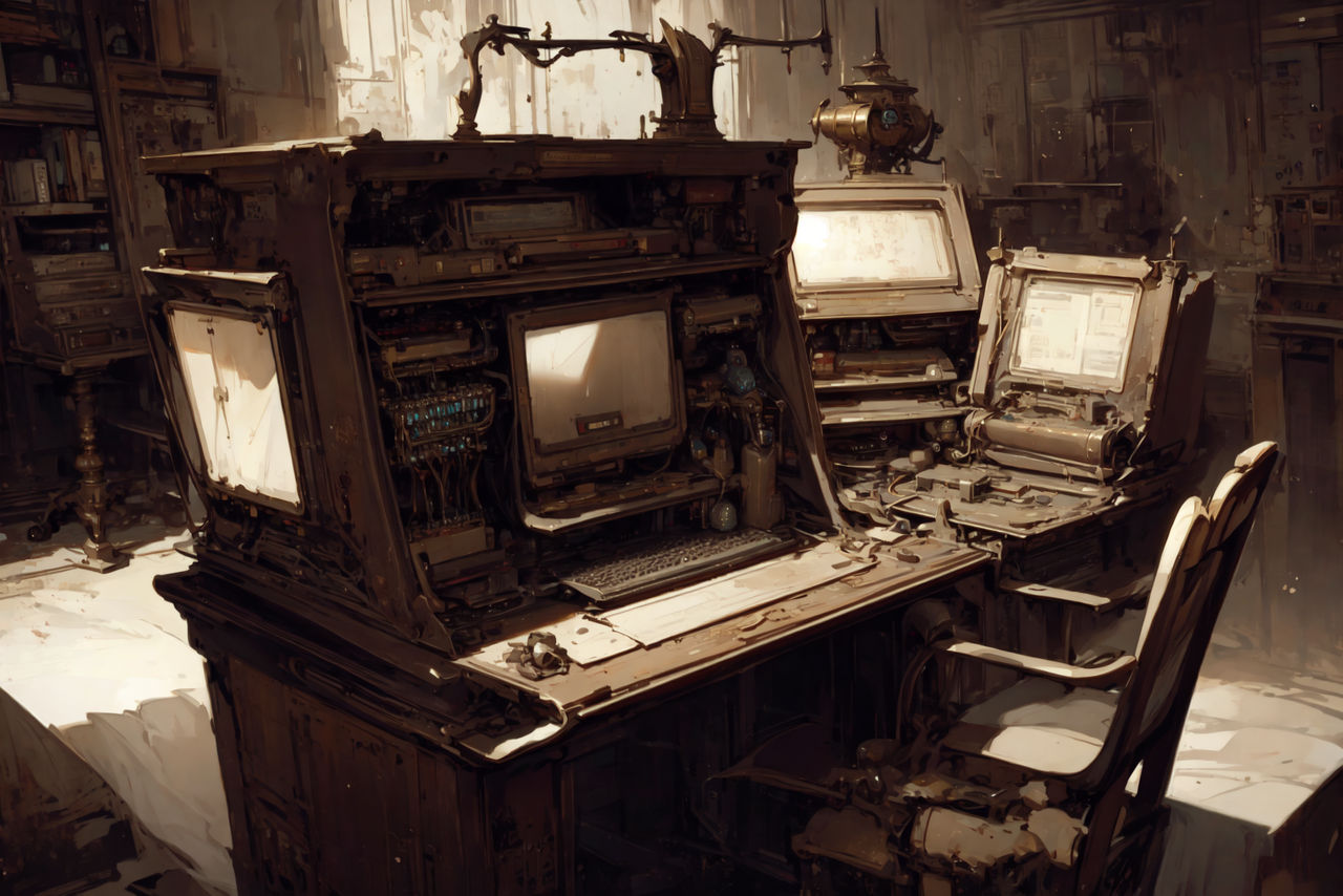 Victorian Computer Frame Victorian computer by damnedfish on DeviantArt