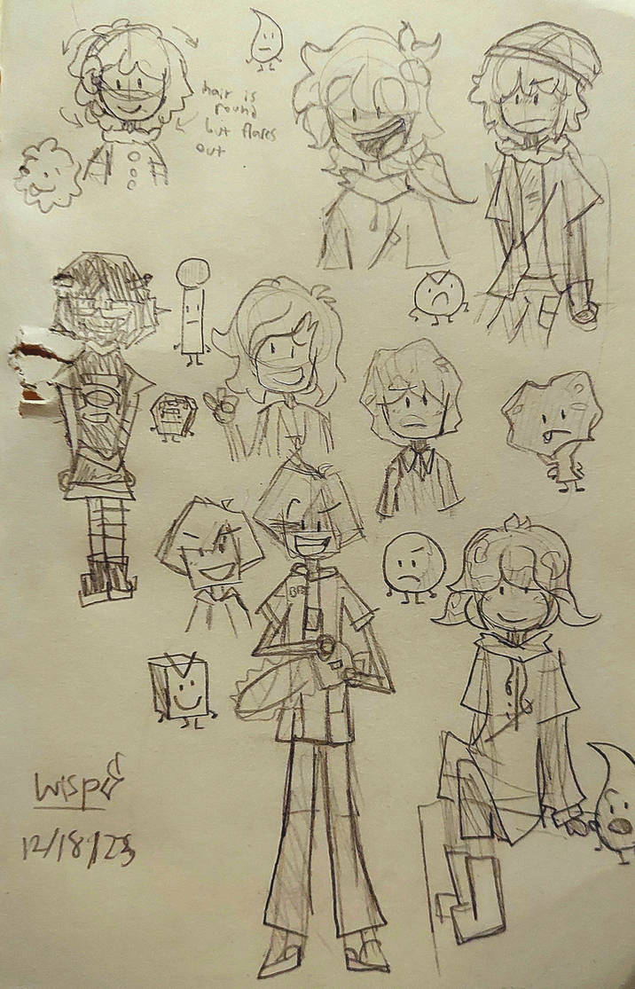 Bfdi R342 Bfdi humanized doodles by Wispchaos18 on DeviantArt