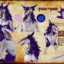 Skye -Reference OC Sergal Sheet 2of4- Second Life