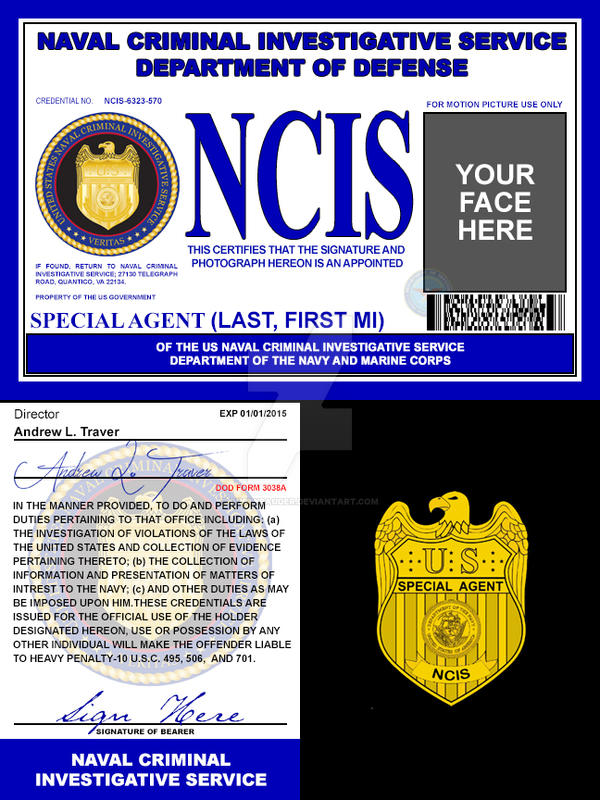 NCIS Badge By Rustybauder On DeviantArt