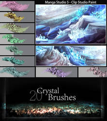 Crystal Brushes - Manga studio 5