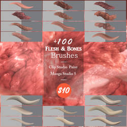 Flesh and Bones Brushes by Neri-O