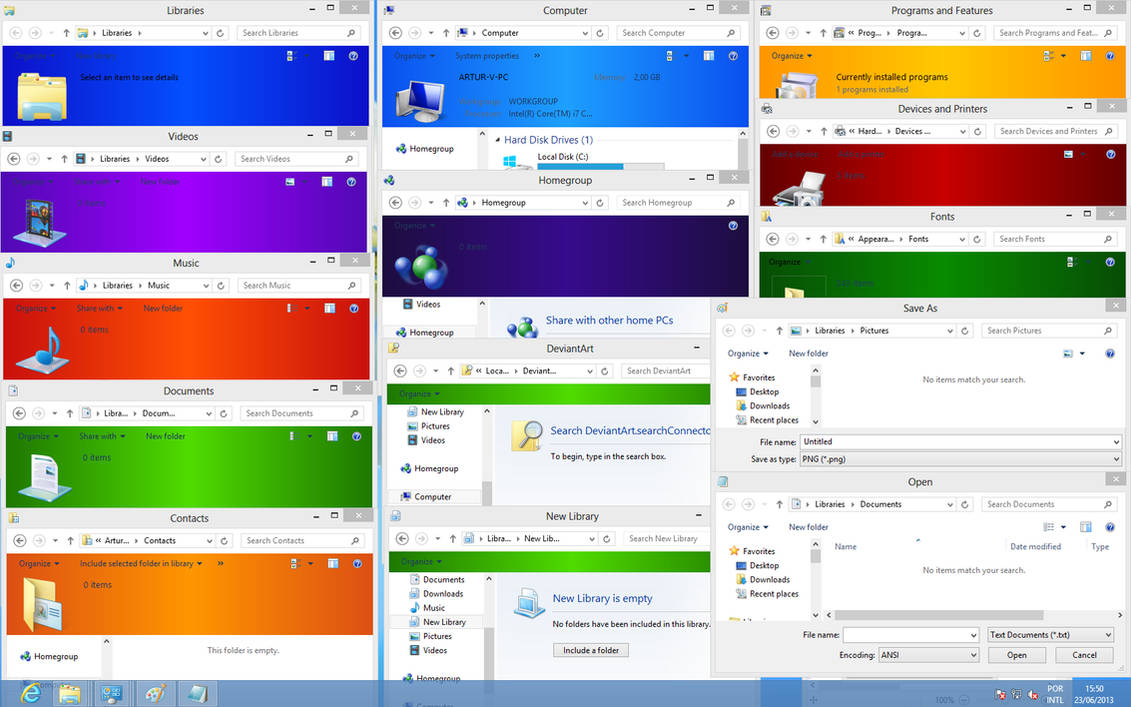 Windows 7 Layout Image Windows 7 Layout on Windows 8 (Reboot) by Artur89SD on DeviantArt