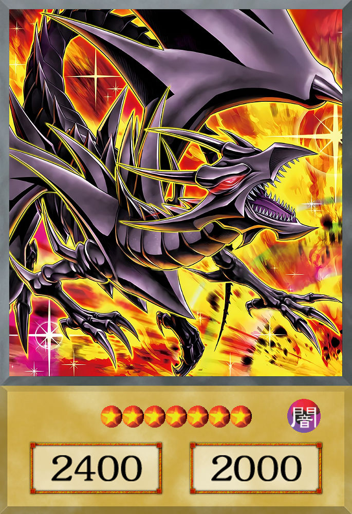 Dragon Noir Aux Yeux Rouges (Anime) by BrainISO on DeviantArt