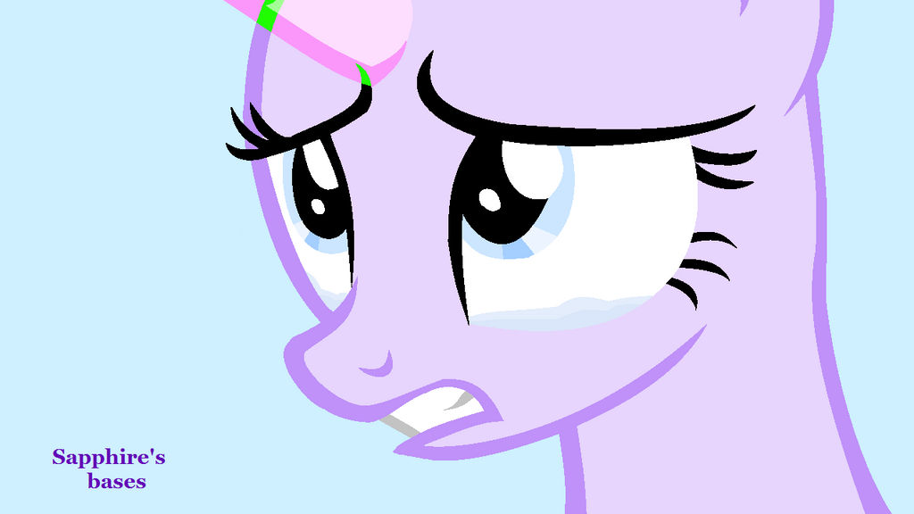 mlp base:sad pony by SapphireScarletta on DeviantArt