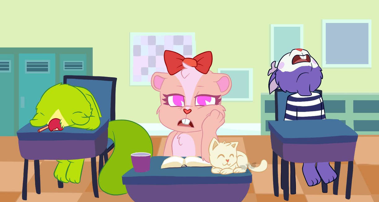 Htf Classroom htf scene redraw #4 by SapphireScarletta on DeviantArt