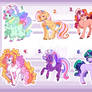 MLP adoptables: G4 x G2 part 2 (AUCTION)