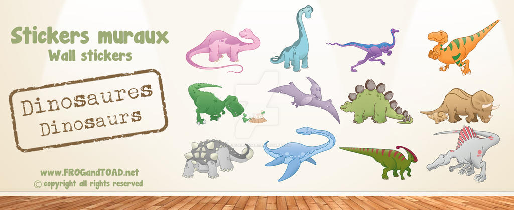 Dinosaur Sticker Theme