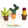 Cactus Crochet Amigurumi Kit FROGandTOAD Creations