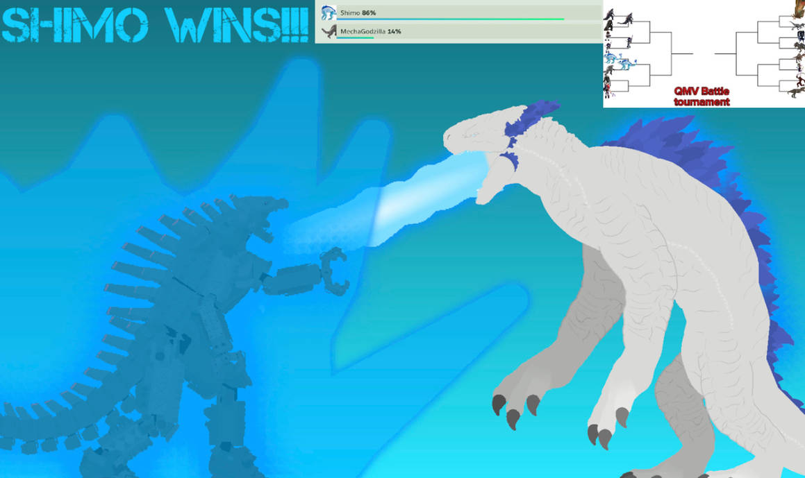 Shimo wins!!! #3 battle by QueenMothraVore on DeviantArt