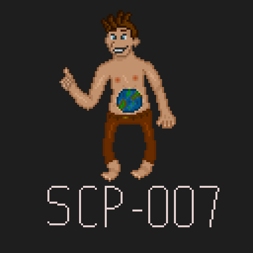 SCP-007: Abdominal Planet. SCP-007 is a man with a planet inside