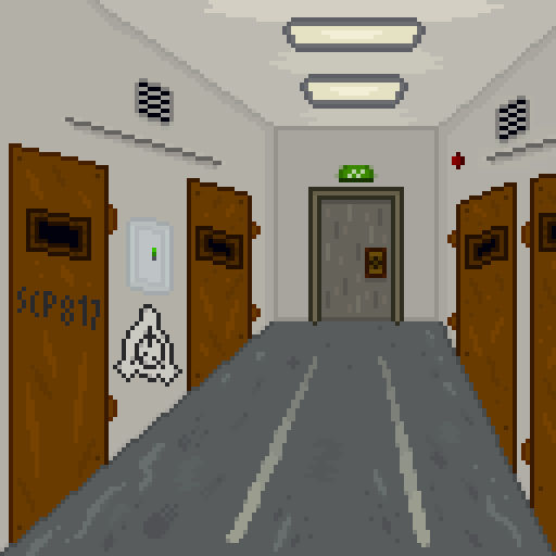 Scp Solitary Confinement Hall by cococamo919 on DeviantArt