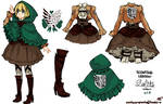 Scouting Legion Lolita-Inspired Uniform by aryllins