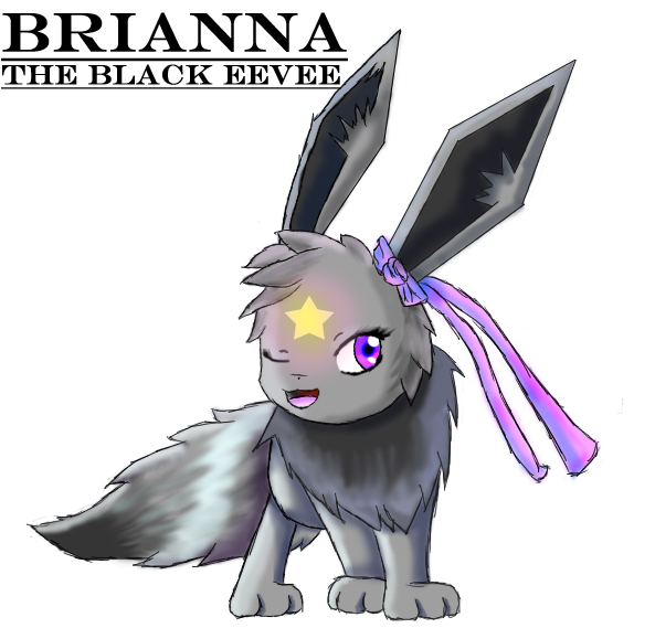 Brianna the black eevee