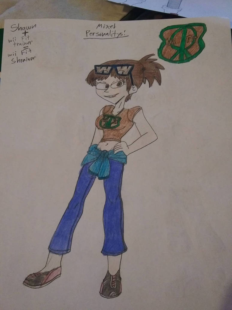 Wii Fit Trainer + shawn by OppositeOfMadFace on DeviantArt