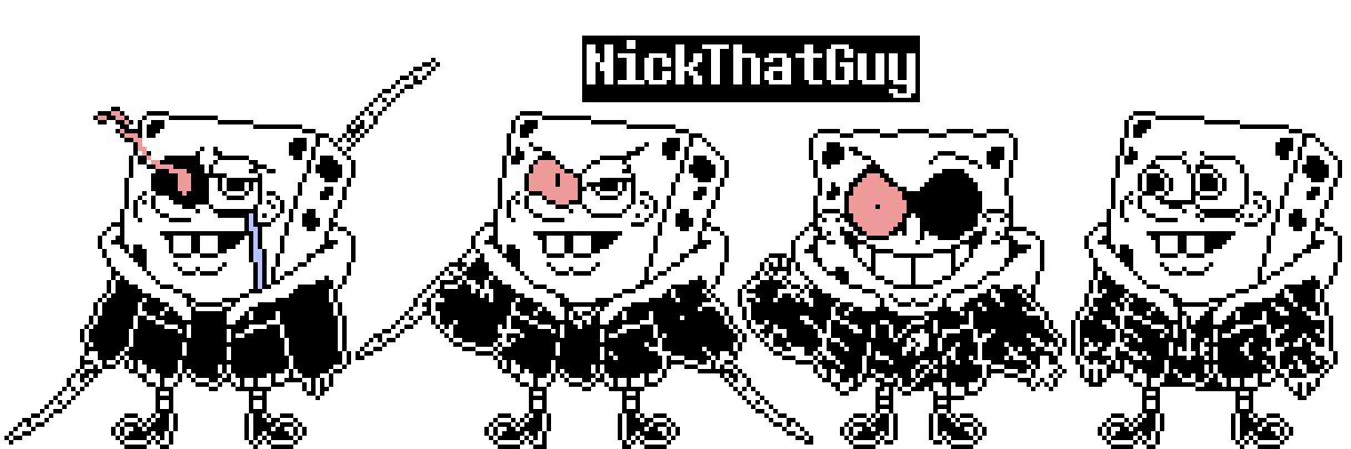 Pixilart - Sans sprite and base by SpongeChris