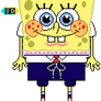 SpongeBob in his swim trunks sprite