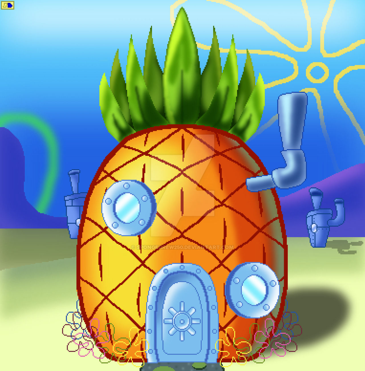 Spongebob Pineapple House Coloring Pages 2025 spongebob-pineapple-house-coloring-pages-2025