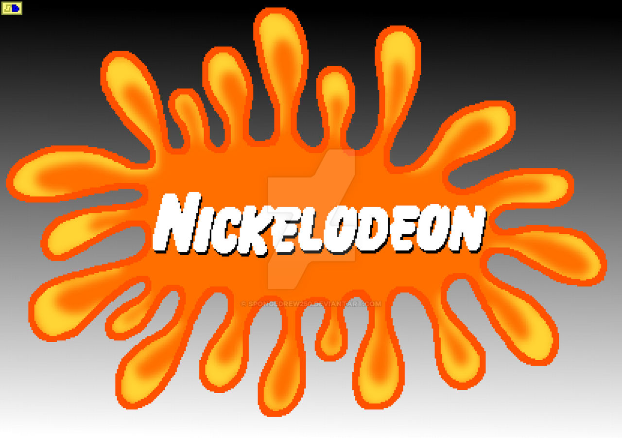 Nickelodeon Logo 1990s Splat Version By Spongedrew250 On Deviantart