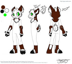 Fursuit Partial Reference Sheet: Pie