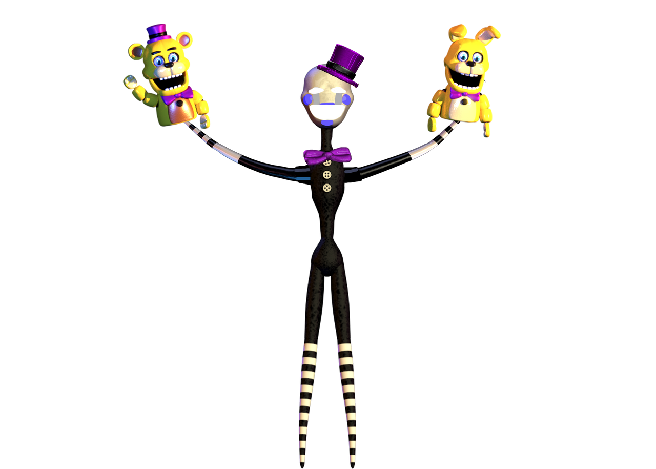All Of The FNAF Characters Fredbear's Diner to Fazbear Fright