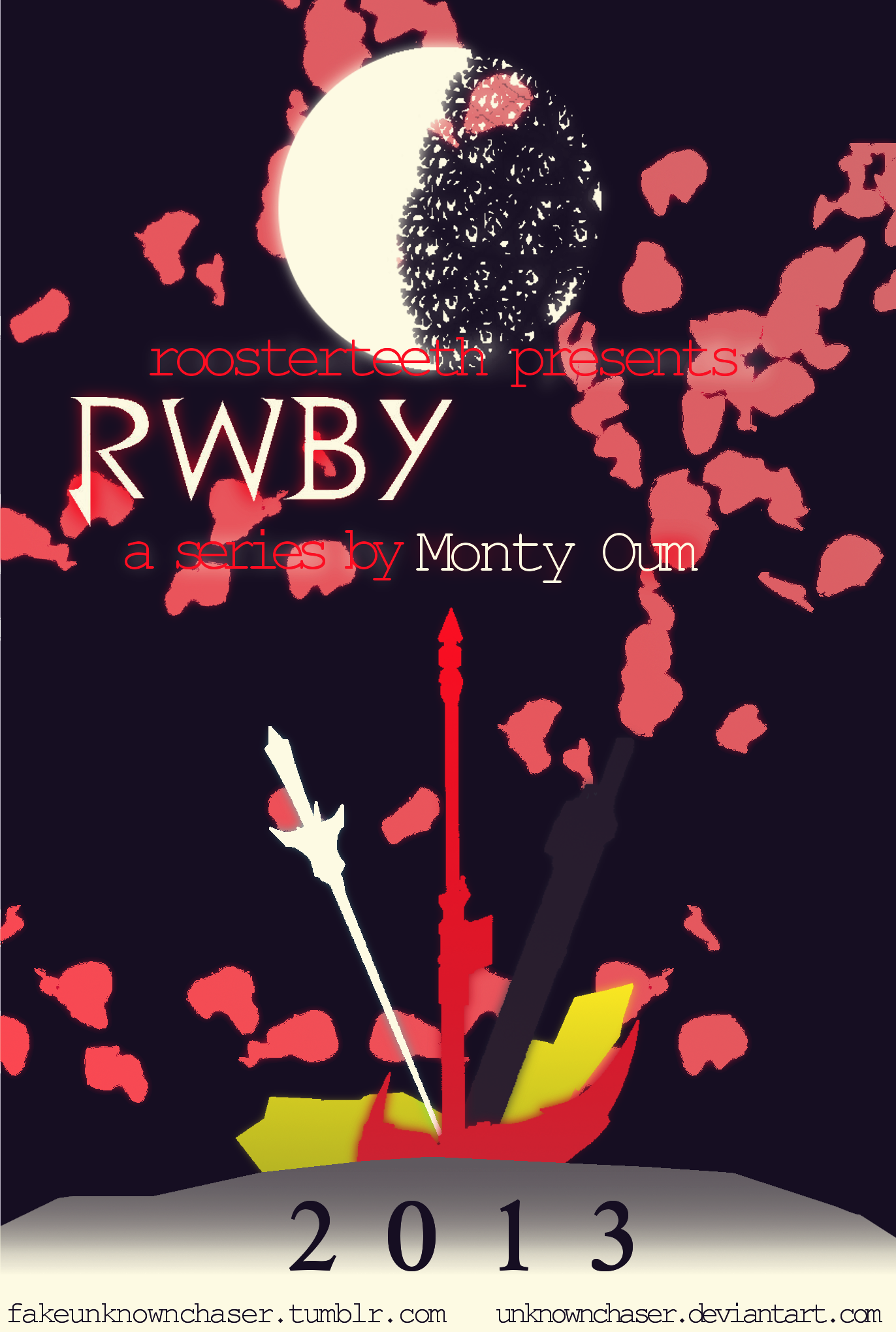RWBY Poster Design by UnknownChaser on DeviantArt