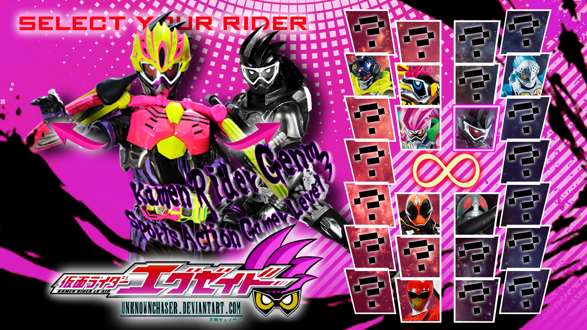 Kamen Rider Genm Level 3 Wallpaper