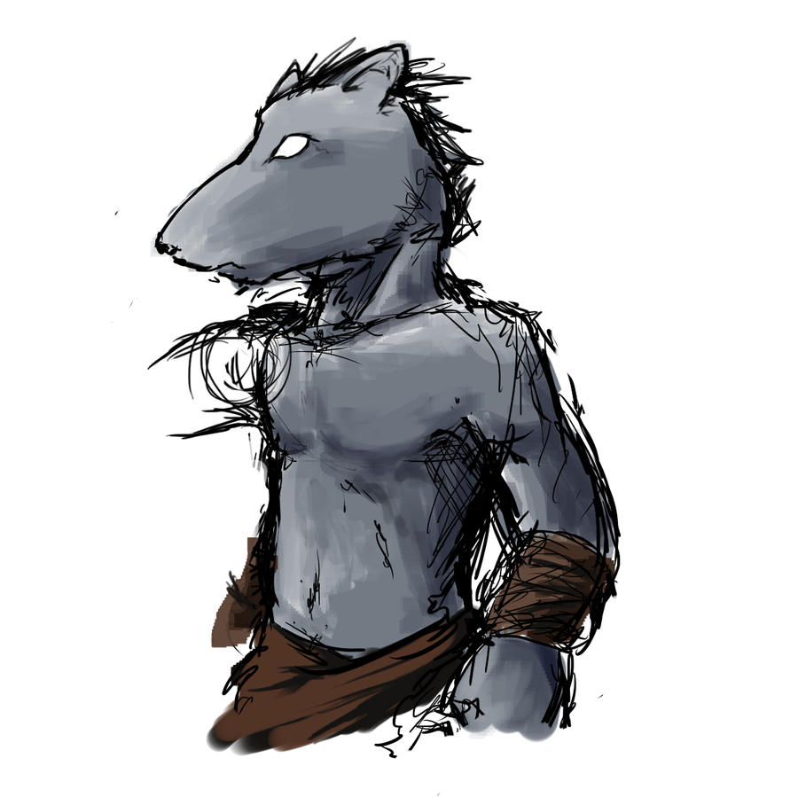 Rat anthro sketch