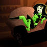 Shego by the Fireplace