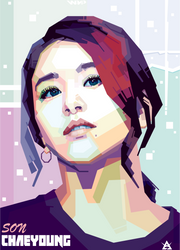 Son Chaeyoung in WPAP by Edwin Danutirto