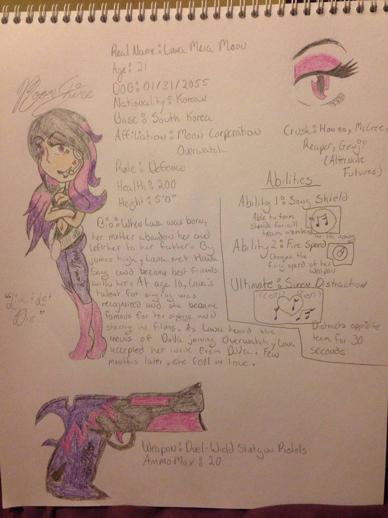 Lana Moon . OC Redesign . by rougexshadow2000 on DeviantArt